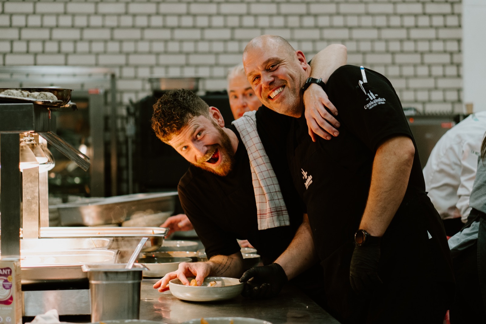 Het Cookaholics team in actie